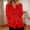 Red, variant on Sakmal Button Down Women Cardigan Sweater Trendy Knit Cardigan Heart Print Beige Long Sleeve Sweater Coat
