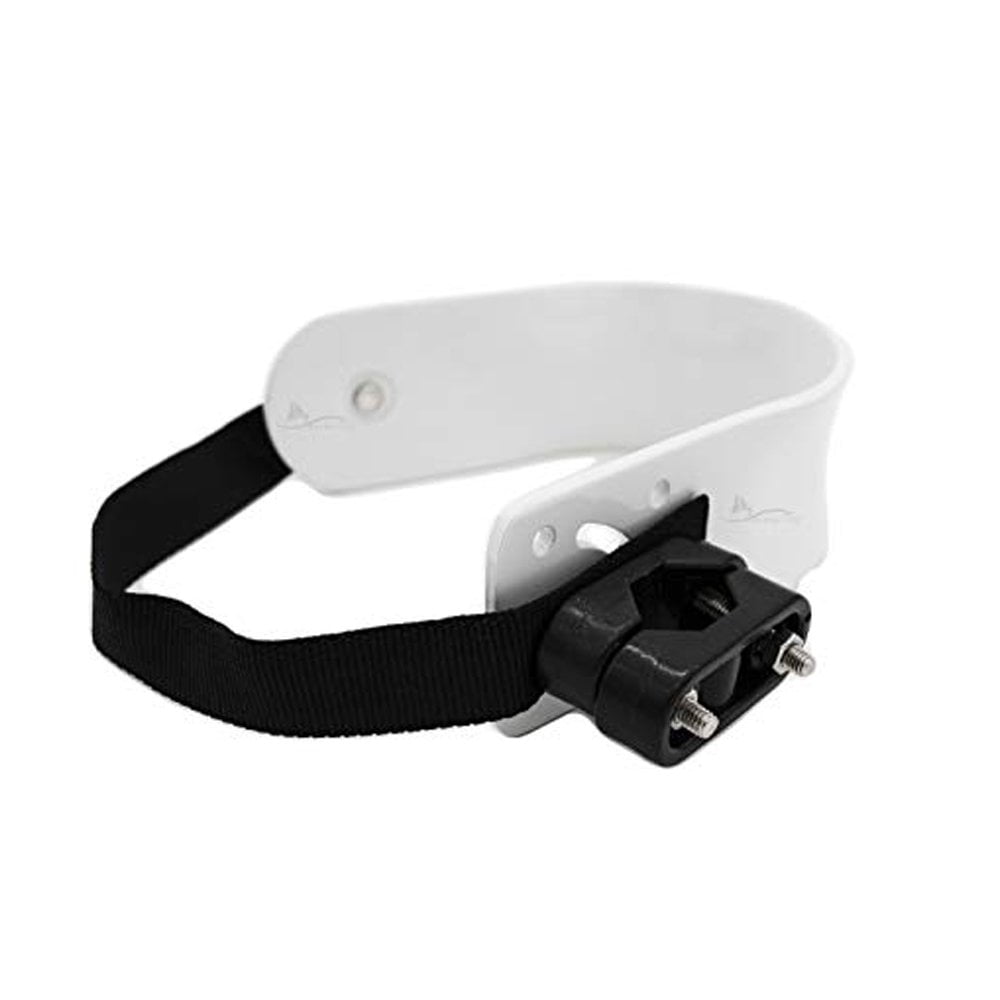 MARINE CITY White Powder Coated Aluminum Life Ring Holder for Boat Yacht