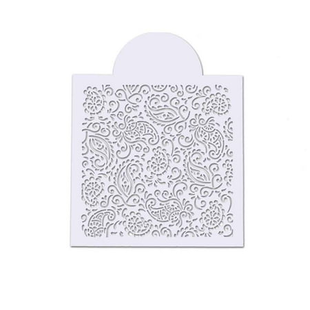 

GeweYeeli Cake Spray Mold Happy Birthday Flowers Printed Pattern Stencils Cake Decoration Mould Bakery Tools DIY