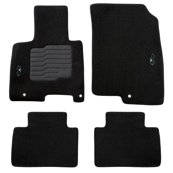 Carpet Floor Mats Fit for 2022 to 2026 Hyundai Tucson, Front and Rear, Black - ecoMats