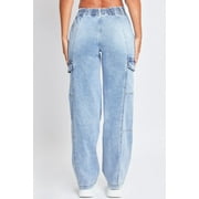 YMI Jeans Women's Straight Cargo Jeans