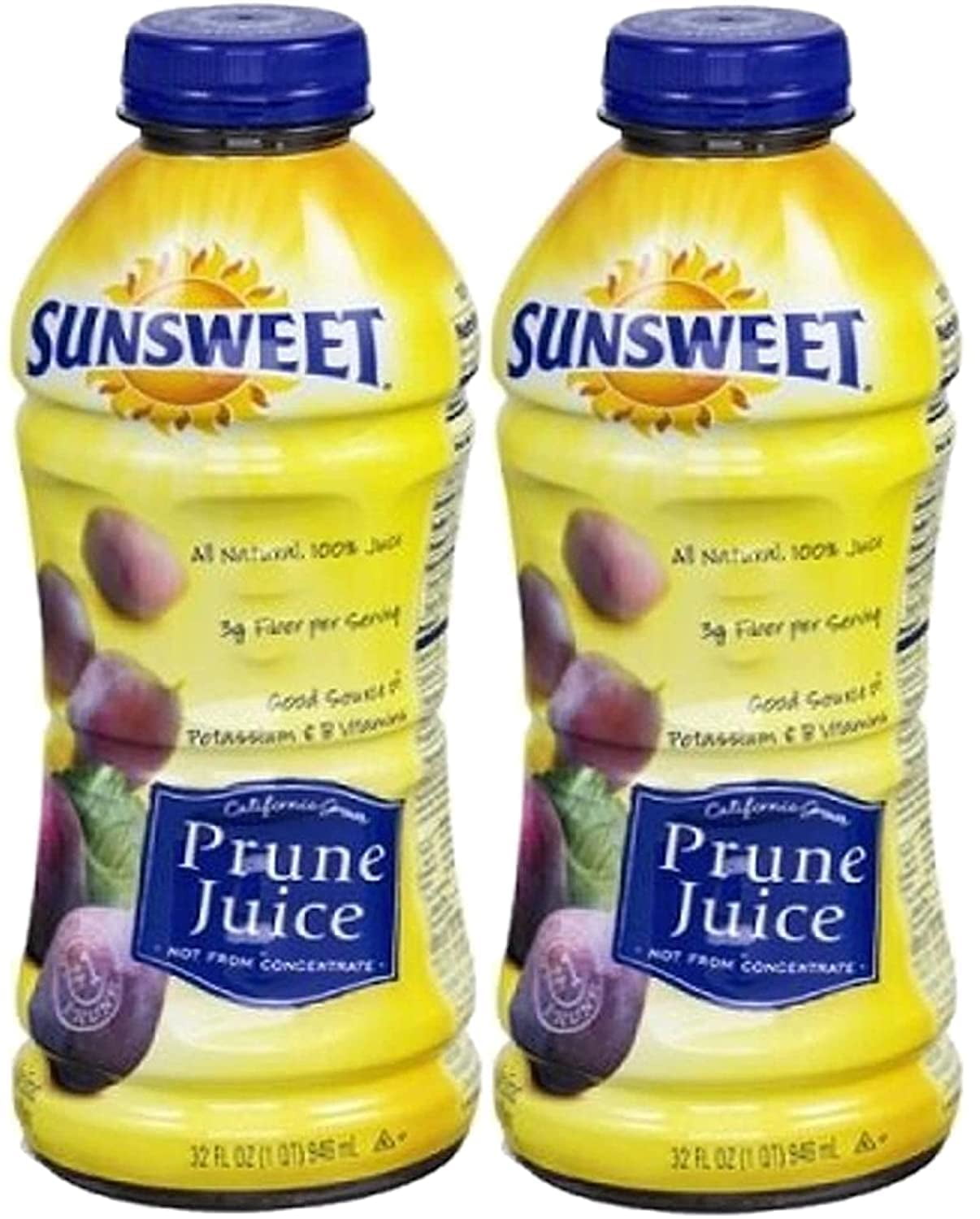 Sunsweet Prune Juice, 32 ounce 2Pack