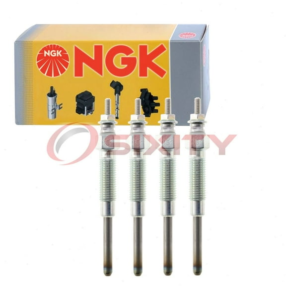4 pc NGK 5376 Glow Diesel Glow Plugs for Ignition Cylinder Engine Secondary