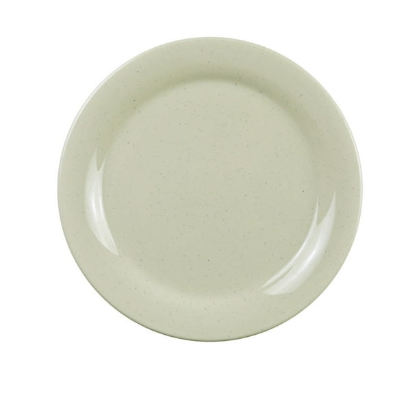 Ardis Round Dinner Plate 10 Dia, White Round Melamine Dinner Plates