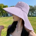 thumbnail image 2 of Sun Hats UPF 50+ Fishing Hat Uv Protection Hat Sun Hats with UV Protection for Hiking Women's Summer Large Hat Visor Visor Neck Outdoor Mountaineering Fisherman Sun Hat, 2 of 4