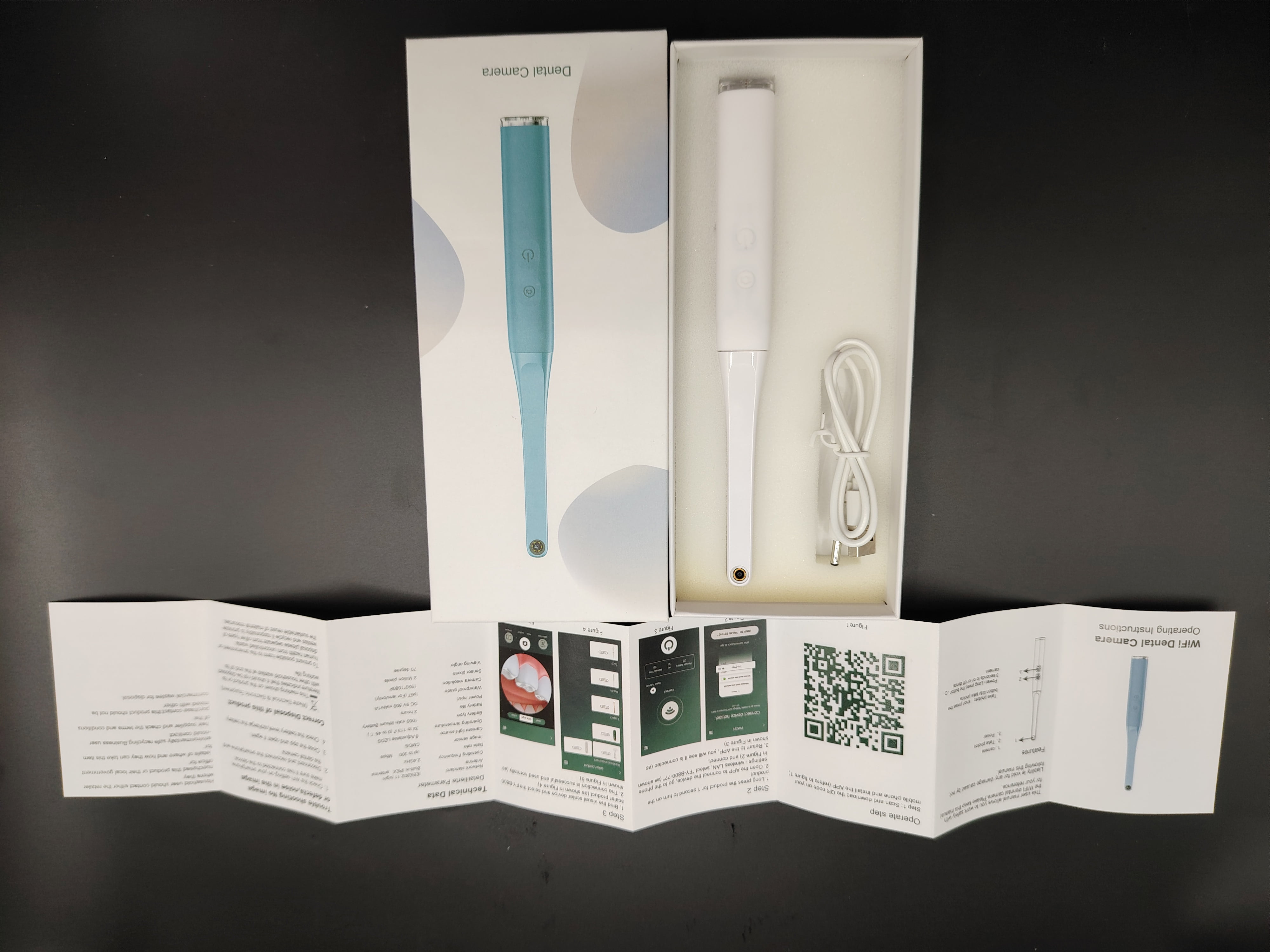 Intraoral Camera Endoscope with Lights, HD Borescope Inspection Compatible with Device Visual Endoscope Camera,for Individuals and Pet