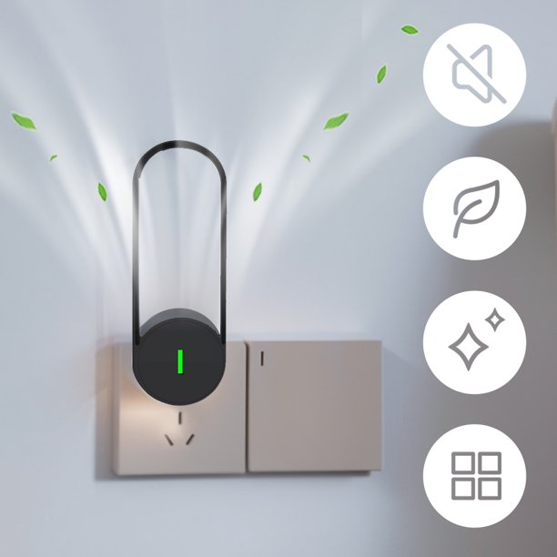 Purificador de aire portátil, funcionamiento silencioso, purificador de aire con olores para el hogar, dormitorio y oficina