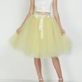 thumbnail image 2 of New Women Tulle Skirts Knee Length Long Adult Tutu Layered Short Prom Party Midi Skirt Club Basic Leisure Dailywear, 2 of 6