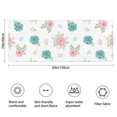 thumbnail image 3 of Pioneer Flower Floral Print Pattern Bathroom Rugs Mat, Non Slip Microfiber Bathroom Rug with Rubber Backing, Soft Mats for Bathroom Floor Tub Shower, 24"x60", 3 of 5