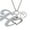 H, variant on Large Gelato Script Initial - M - Courage Strength Wisdom Heart & Runner Zoe Necklace