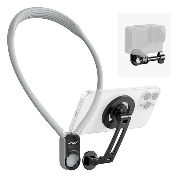 Soporte de cuello para cámara de acción y teléfono NEEWER GP16 gris