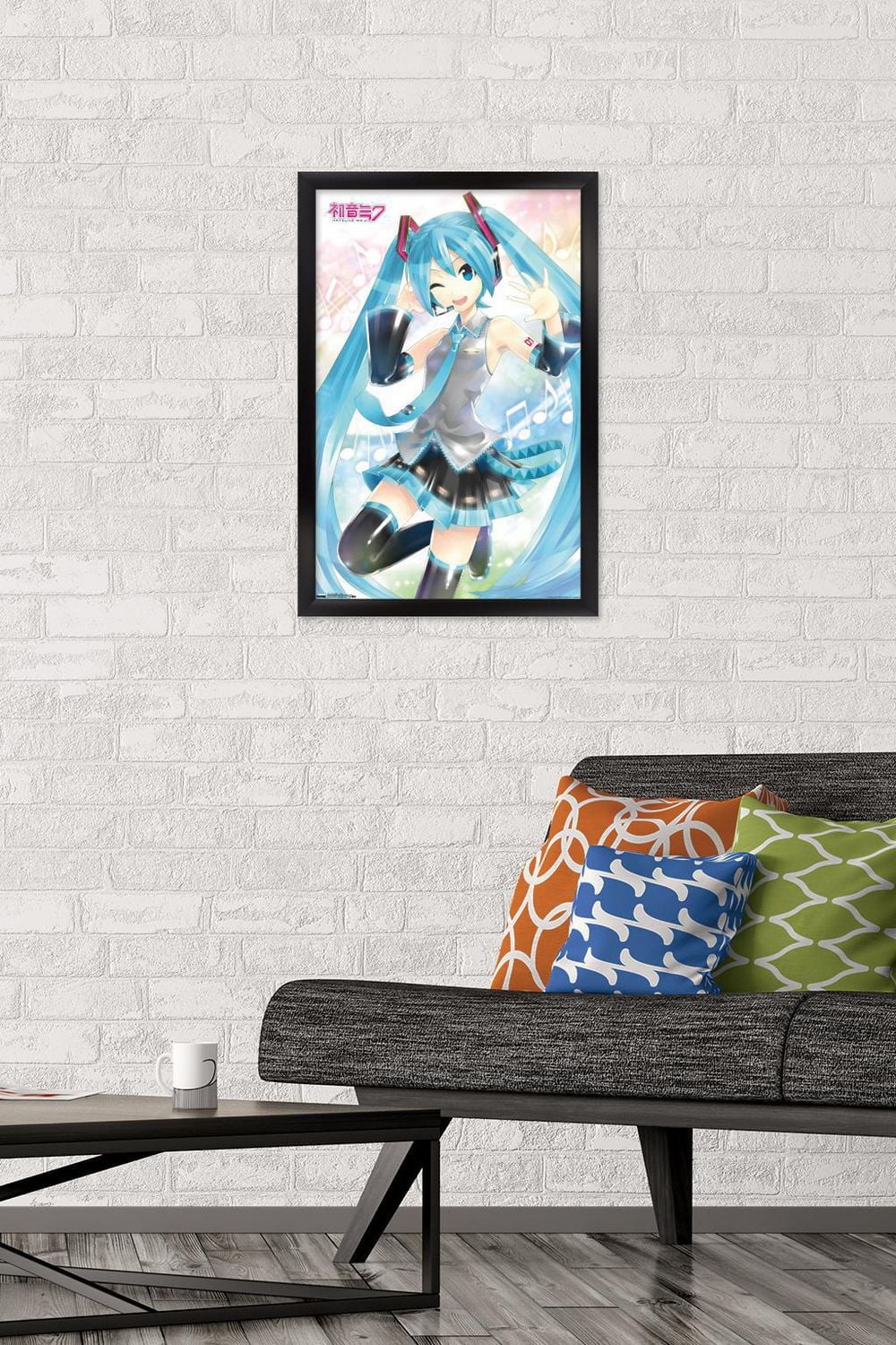 Hatsune Miku - Waving Wall Poster, 22.375" x 34"