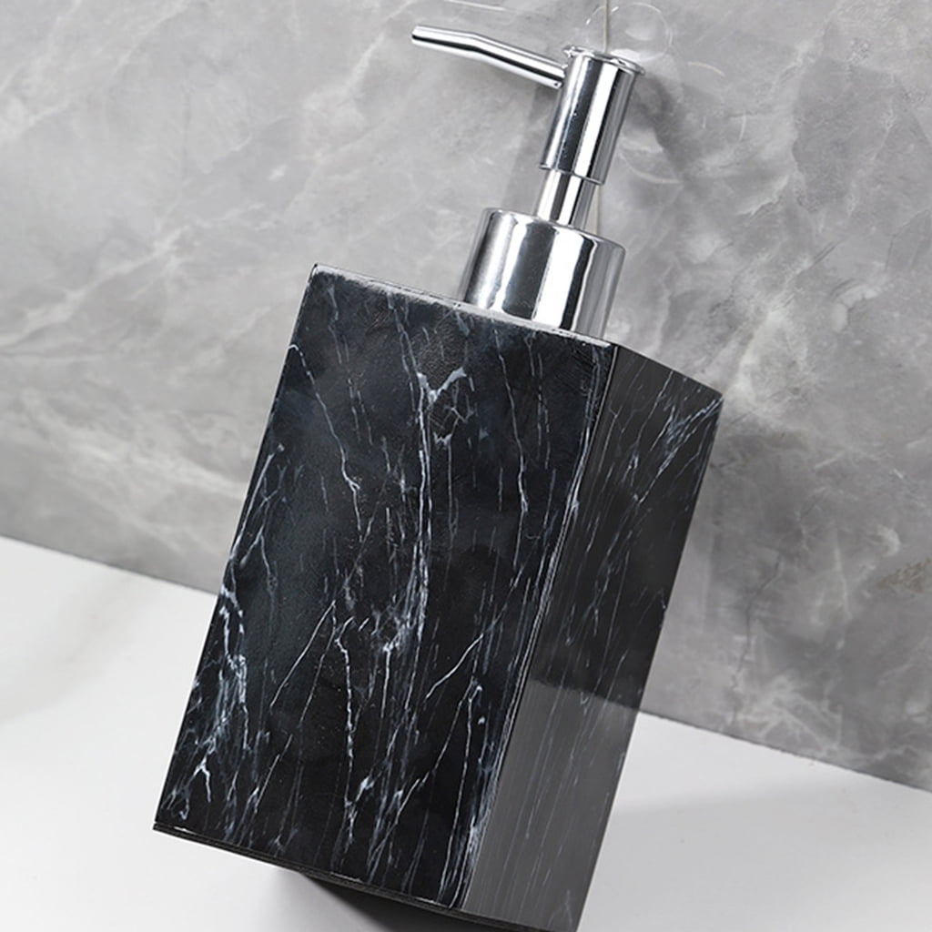 KCAHPAN Resin Liquid Soap Dispenser for Hotel Marble Soap Dispenser Hand Soap Dispenser