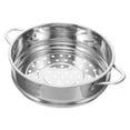 thumbnail image 2 of Stainless Steel Steaming Basket Kitchen Food Steaming Tray Double Handle Food Steamer, 2 of 8