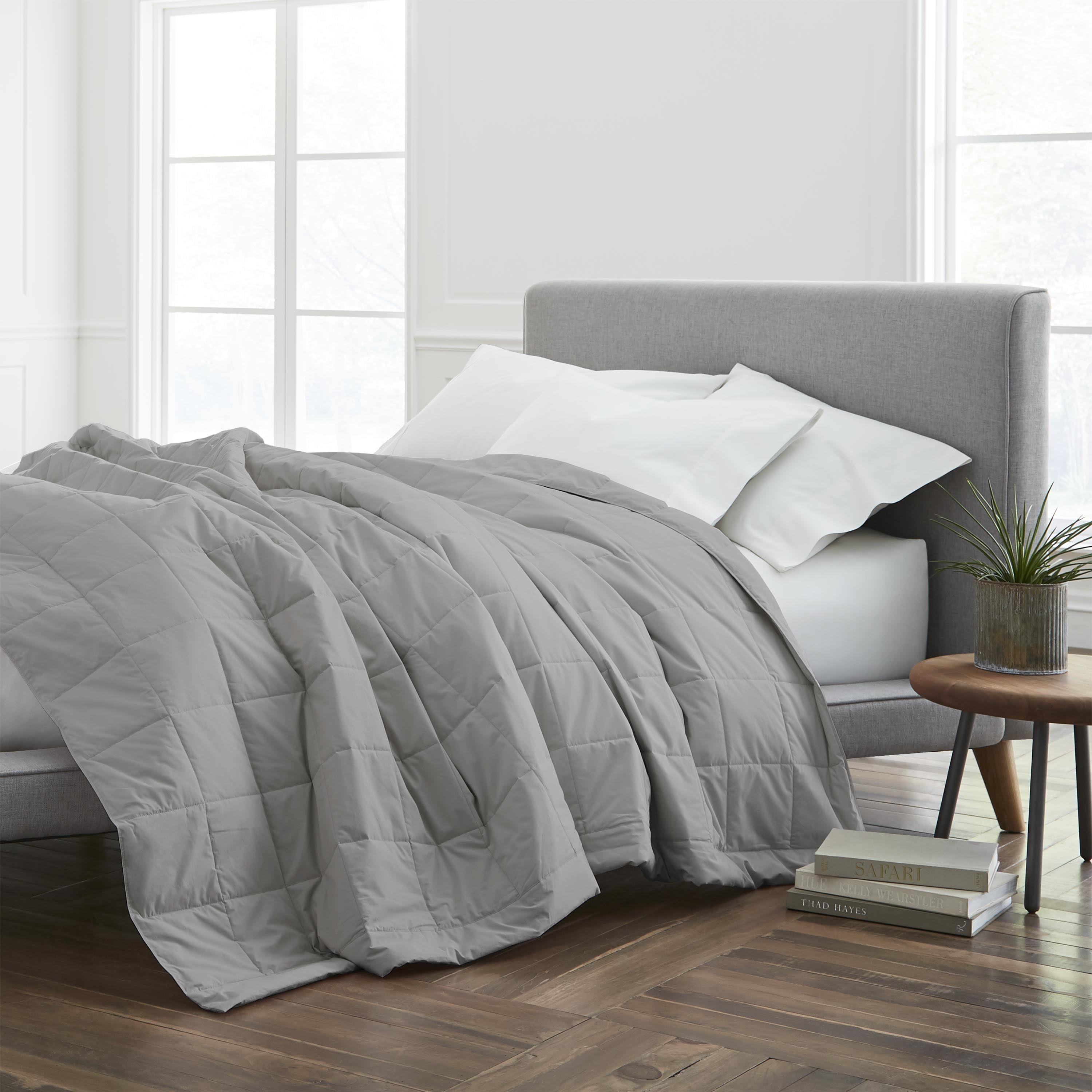 EcoPure® Cotton Filled King Dark Grey Blanket