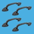 thumbnail image 2 of 4 Door Pulls Black Wrought Iron Heart Shaped Set of 4 | Renovator's Supply, 2 of 8