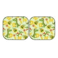 thumbnail image 5 of Lsque Cartoon Dinosaurs 2 PCS Windshield Sun Shade | CarFoldable Window Covers | Car Accessories Reflect UV for Universal Cars SUV Truck | Small, 5 of 7