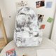 thumbnail image 2 of Bolsa Moda Tie Dye Mochilas de viaje Mochilas escolares de nylon de gran capacidad para mujeres (gris) Likrtyny Para Estrenar, 2 of 8