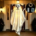 5FT Hanging Ghost Dog Halloween Decoration – Large Animated Prop with ...
