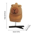 thumbnail image 3 of 5 Pack Lovely Capybaras Hairpins Handmade Hairpiece Fashionable Plush Hair Clip Suitable for Girls and Youthful Adults, 3 of 8