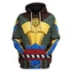 thumbnail image 4 of Sudadera con capucha y cremallera con estampado gráfico de MK Mortal Kombat para hombre, novedad en sudaderas y sudaderas, jersey de talla grande Harajuku, ropa para hombre, 4 of 5