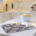 thumbnail image 6 of FREEAMG Dish Drying Mat Vintage Talavera Floral Absorbent Dry Mats for Dishes Draining Pad for Kitchen Countertop 18" x 24", 6 of 7