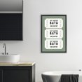 thumbnail image 2 of Stupell Industries Hot Water Bath Ticket Black Framed Floater Canvas Wall Art design by Lettered and Lined, 31 x 21, 2 of 9