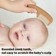 thumbnail image 4 of Baby Hair Brush Comb Set Wooden Soft Toddler Gentle Cradle Cap Care Girl Boy Grooming Kit, 4 of 4