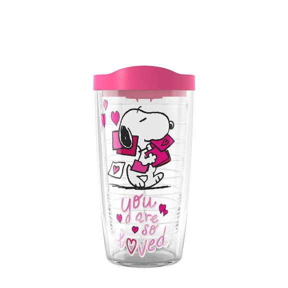 Tervis Peanuts - Snoopy - You Are So Loved Made in USA Double Walled  Insulated Tumbler Travel Cup Keeps Drinks Cold & Hot, 16oz, Classic