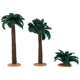 thumbnail image 1 of 3pcs Arbre Modèle Playthings Palmier Forme Décors Créatif Arbre Modèle Ornements, 1 of 9