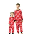 thumbnail image 4 of Diconna Christmas Family Matching Pajamas Letters Print Tops with Pants, 4 of 8