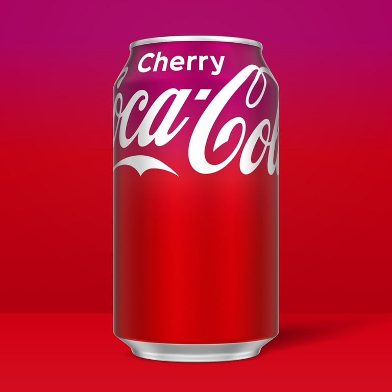 Coca-Cola Cherry Soda Pop, 12 fl oz, 24 Pack Cans - Walmart.com