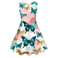 thumbnail image 4 of MIASHUI Robe Sans Manches pour Filles Mode Été Décontractée avec Poches Latérales Rose Clair, 4-5 Ans, 4 of 5