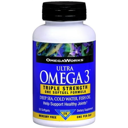Omegaworks Ultra Omega 3 Softgels 30 Gels mous