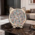 thumbnail image 4 of 135pcs Irregular Morandi-Colored Cat Shaped Wooden Jigsaw Puzzle Unique Animal Shape Wooden Puzzles for Adults Kids Holiday Birthday Present Idea, 4 of 5