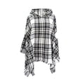 thumbnail image 2 of Awdenio Valentine's Day Gift Scarf/Shawl for Women , Womens Warm Long Shawl Wraps Large Scarves Knit Hooded Cloak Tassel Plaid Scarf On, 2 of 2