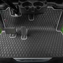 Xtreme Mats EZGO RXV Golf Cart Mat, Full Coverage Golf Cart Floor Liner Mat - Only Fits EZGO RXV (2008-2022) & 2Five (2009 ) - Black with Grey Trim
