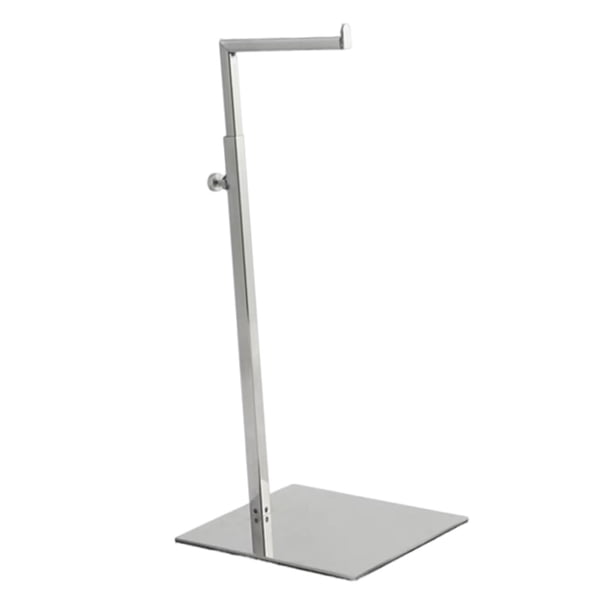 Perchero para bolsos con percha, altura ajustable (25-42 cm), fabricado en metal, para tiendas de ropa