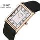 thumbnail image 2 of Ibso Ultra-thin Rectangle Dial Men's Quartz Watch Luxury Business Style Genuine Leather Strap Waterproof New Men Wristwatches, 2 of 5