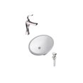 thumbnail image 1 of DROP Bath and Kitchen DR091166 Undermount Bathroom Sink Set, 1 of 1