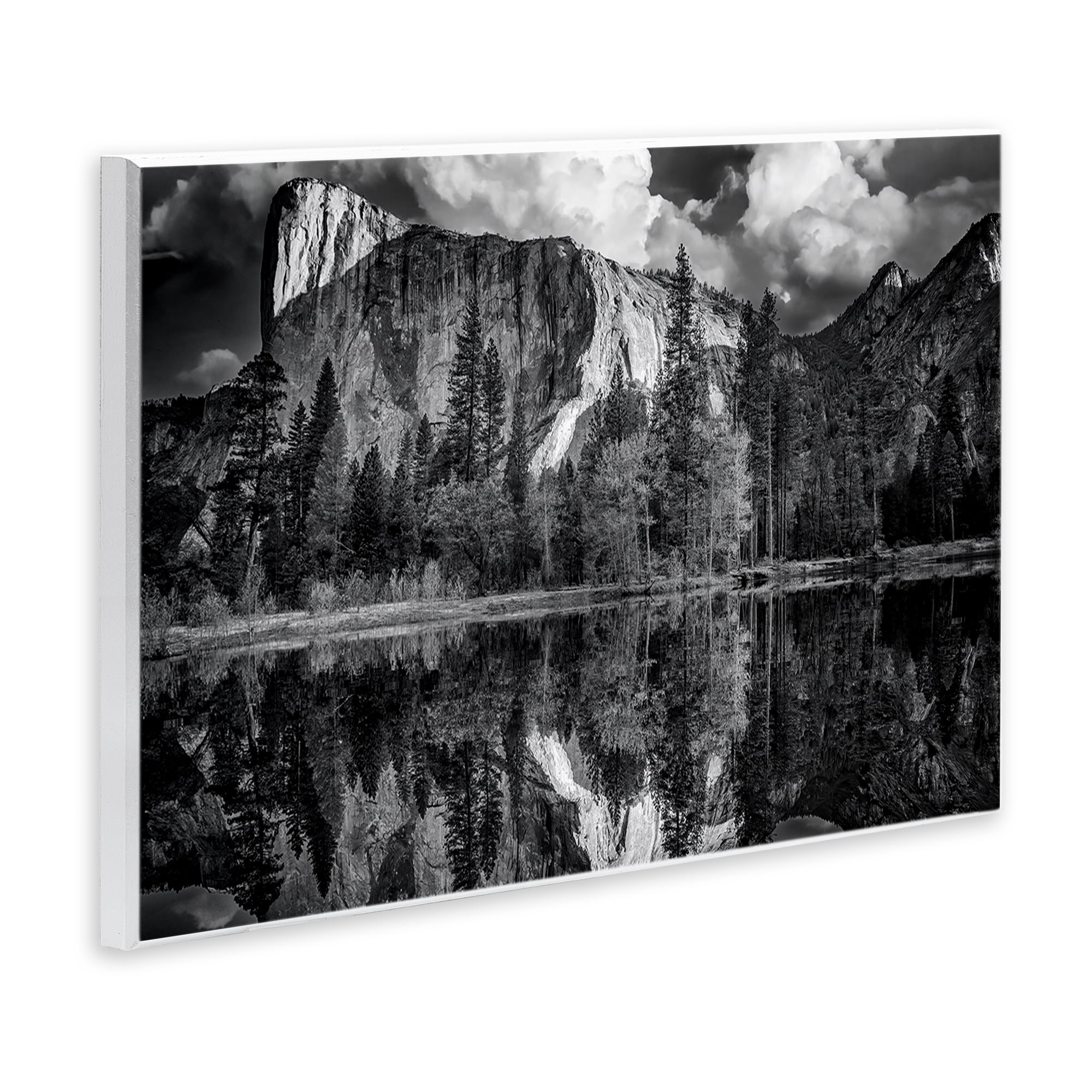 Stupell Industries Forest Trees Lake Reflection Landscape & Nature Photography Unframed Art Print Wall Art, 15 x 10