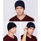 thumbnail image 5 of Sombreros de invierno para hombres Gorro holgado de punto de lana Gorros cálidos y holgados con calavera, 5 of 6