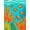 Blue, Pattern 1, variant on ODIKA 4'x6' Machine Washable Non-Slip Area Rug, Vibrant Underwater Coral Reef Latch Hook High Traffic Rug, Blue, 640236