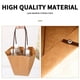 thumbnail image 4 of Bolso de ramo de flores Kraft Paper - Bolsa impermeable con asa rectangular cubierta de película para arreglos florales caseros, 8,66" x 13,78" x 4,33", 4 of 9