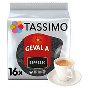 Tassimo Coffee T-Discs; Gevalia, Espresso, 16/Box