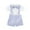00 # Light blue, variant on REORIAFEE Toddler Boy Summer Clothes Sets Kid Western Outfit Workout Set Toddler Baby Boys Summer Bow Print Romper Suspenders Suit Gray 100