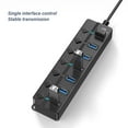 thumbnail image 6 of Highly Speed 7Port USB Hub Multiports Adapter USB Splitter with Individual Power Switches for PC Laptop Data Transfer, 6 of 18