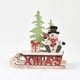 thumbnail image 4 of Ounissouiy Árbol de decoración de escritorio de Navidad, colgante de bonita, artesanía DIY, adorno ensamblado, fiesta, hogar, dormitorio, oficina Kits de decoración para fiestas Muñeco de nieve Ounissouiy HA069342-02, 4 of 6