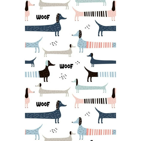 Woof (Blank Lined Journal), (Hardcover)