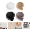 thumbnail image 6 of SeekLGT Fabrics Craft Faux Fur Fabric Pre Cut Rolls - 2"x60" Fur Ribbon Mohair Fabric Strips - Super Soft and Fuzzy - Perfect for Crafts, Costumes & Decoration, 6 of 10